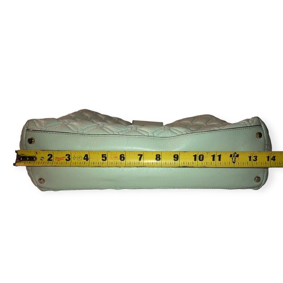 Kate Spade mint leather shoulder tote purse - Picture 5 of 10